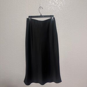 Zara satin midi Skirt